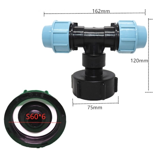 Tankadapterkontakt 25MMTEE KONTAKT TEE KONTAKT 25mmTee Connector