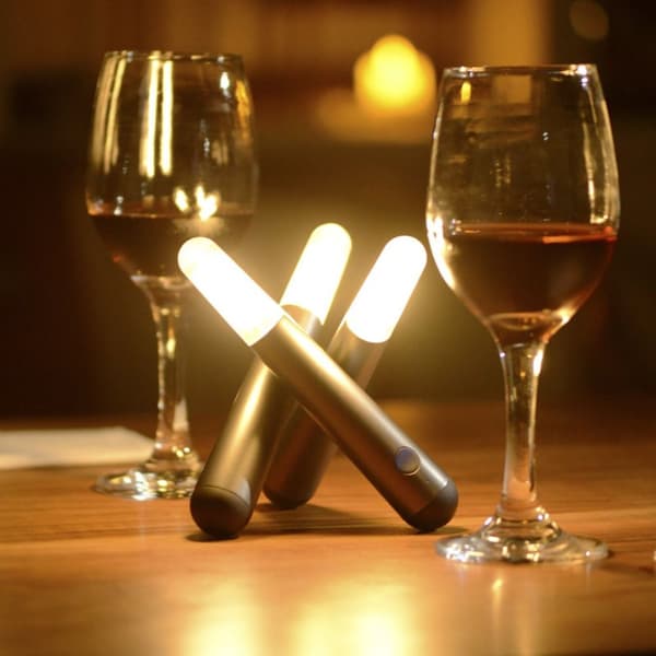 Led Nattlys Campinglampe LYS LYS LYS LYS Candle light