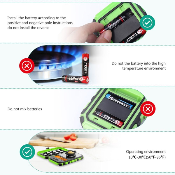 Digitalvåg Elektronisk våg 0,001G 50G-GRÖN 0,001G 50G-GRÖN 0.001g 50g-Green