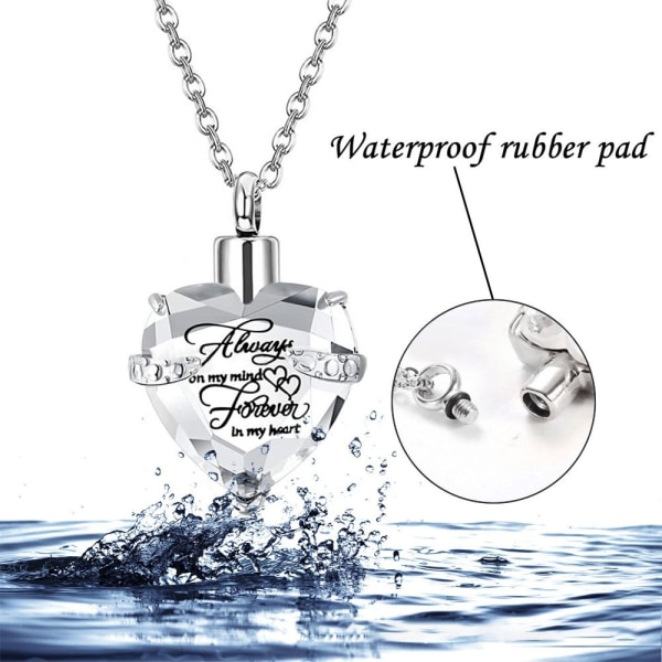 Kremasjonssmykker Urne Halskjede Keepsake Halskjeder Anheng 04 04 04