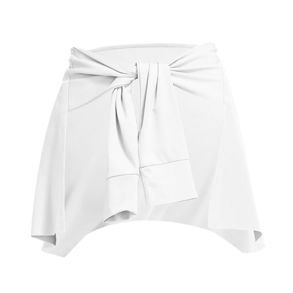 Ballet nederdel dekorativ falsk skjorte HVID White