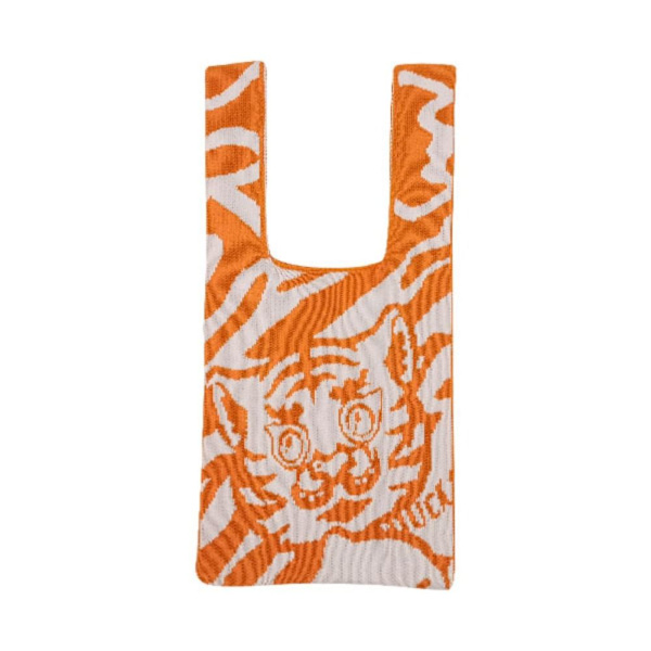 Strikket Veske Totes Veske ORANGE orange