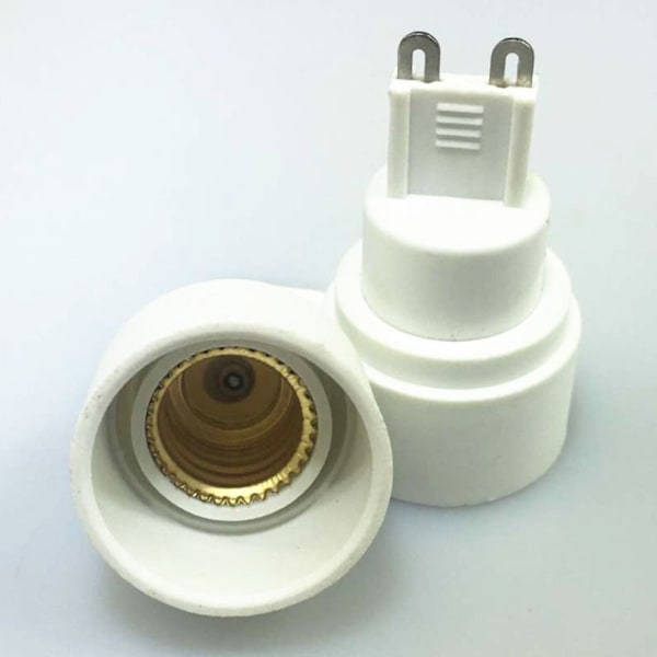 5 st G9 till E14 Lampfot Ljuskälla Sockel Adapter Skruvlampa