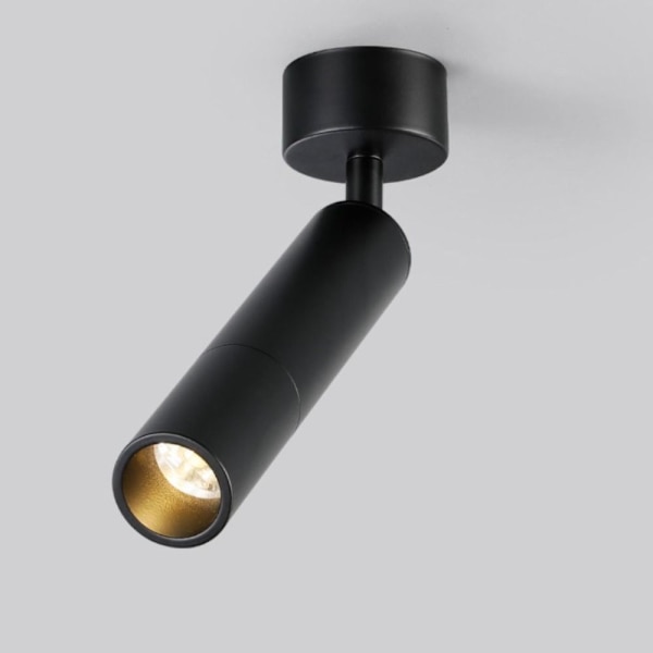 LED Taklampe Spot Light 3W-SORT 3W-SORT 3W-Black