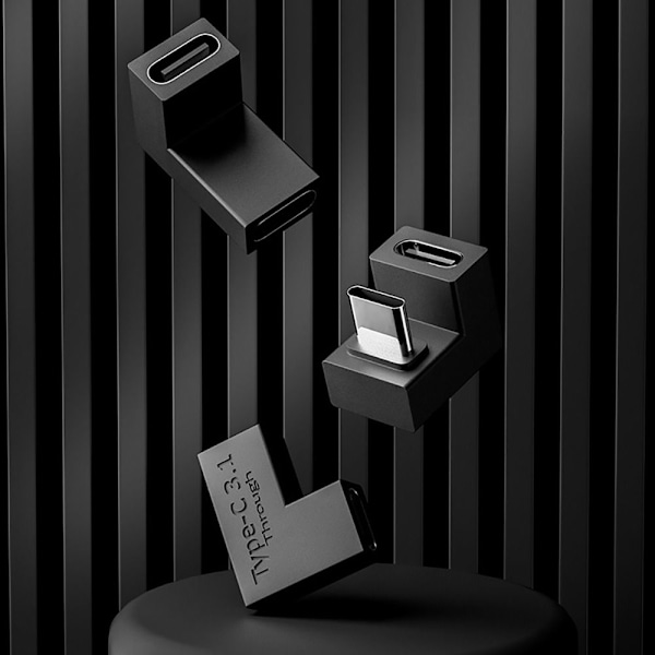 USB C Converter Type-C 3.1 Adapter VERTICAL BEND VERTICAL BEND Vertical Bend