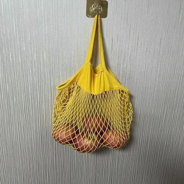 Mesh Bag Net Turtle Poser HVIT White