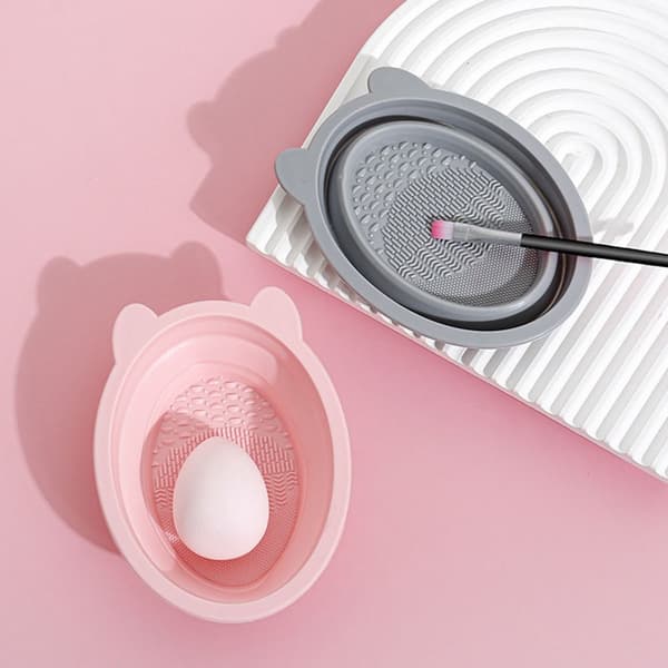 2st Makeup Brush Cleaner Tvättskål GRÅ GRÅ grey