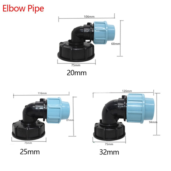 Säiliön sovittimen liitin 20MMTEE CONNECTOR TEE CONNECTOR 20mmTee Connector