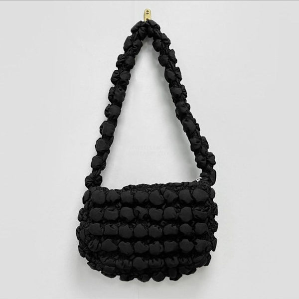 Fold Cloud Underarm Taske Skuldertasker SORT black