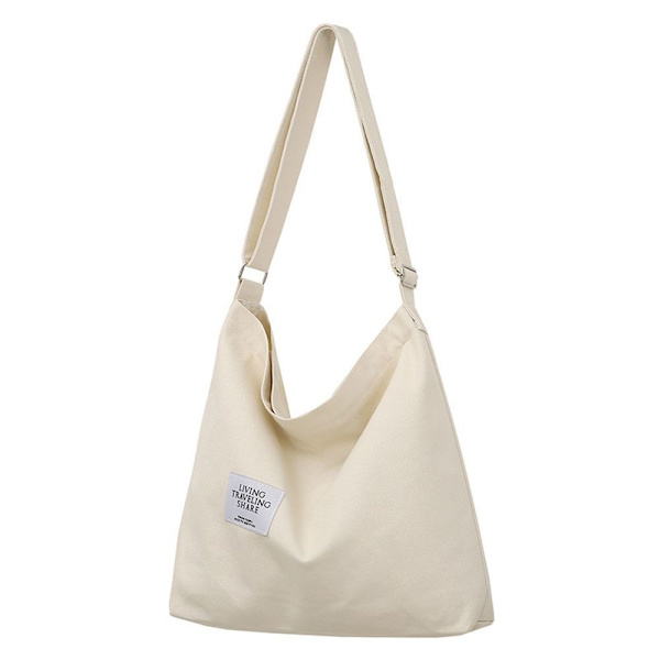 Naisten olkalaukku Tote Messenger VALKOINEN White