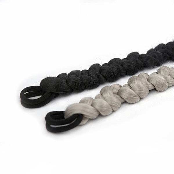 Lange Boksefletter Chignon Hale SORT black