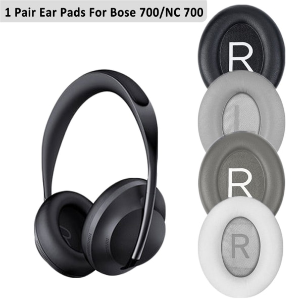 Ørepuder til Bose 700/NC700 hovedtelefoner 1 par light grey