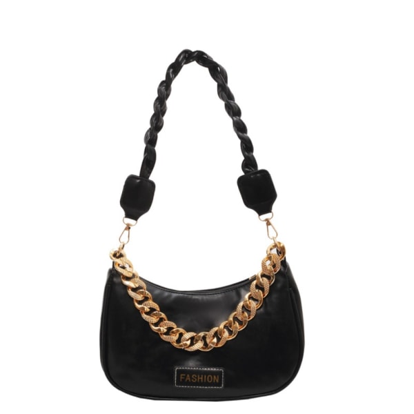 Fritidsaxelväska Crossbody-väska SVART Black