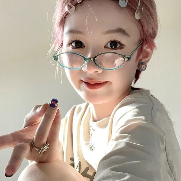 Anti-Blue Light Glasses Myopia Glasses PUNAINEN VAHVUUS 150 Red Strength 150