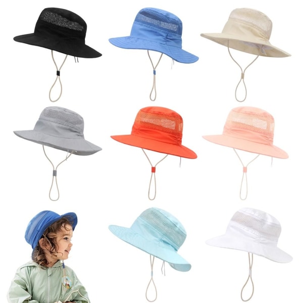 Bøttehatt Beach Cap LYS BLÅ light blue