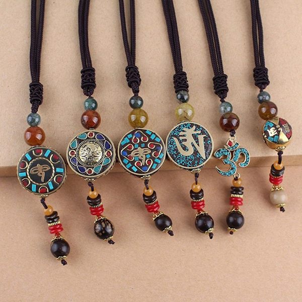 Nepal Halsband Etniskt hänge STYLE 3 STYLE 3 Style 3