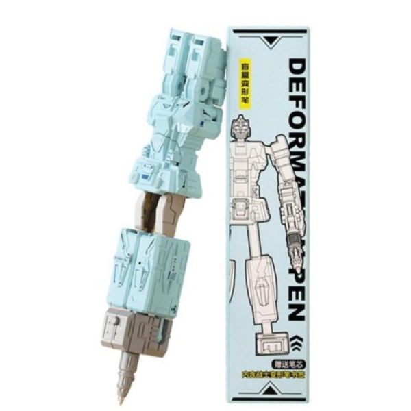 Robot Deformation Pen Stationery Gel Pen SININEN Blue