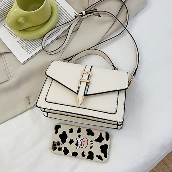 Messenger Skulderveske Crossbody Bag HVIT white