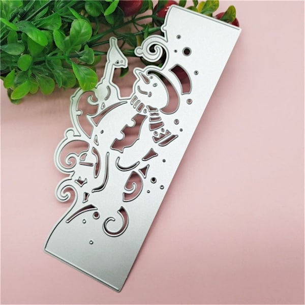 1 stk Lace Sidebar Cutting Dies Snemand Cutting Dies Metal