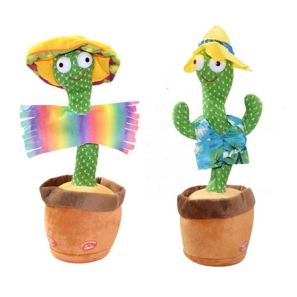 Dancing Cactus Toy Songs pehmolelu 3 3 3