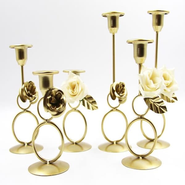 Lysestaker for blomster i metall 01 01 01