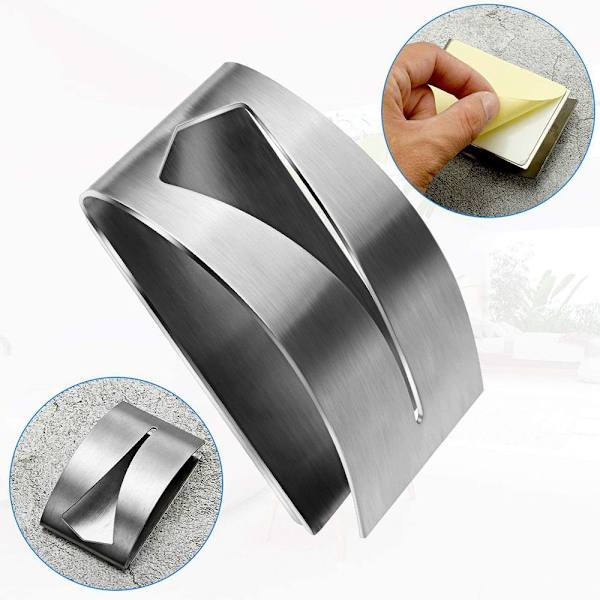 Handdukskrokar Självhäftande krok SILVER Silver