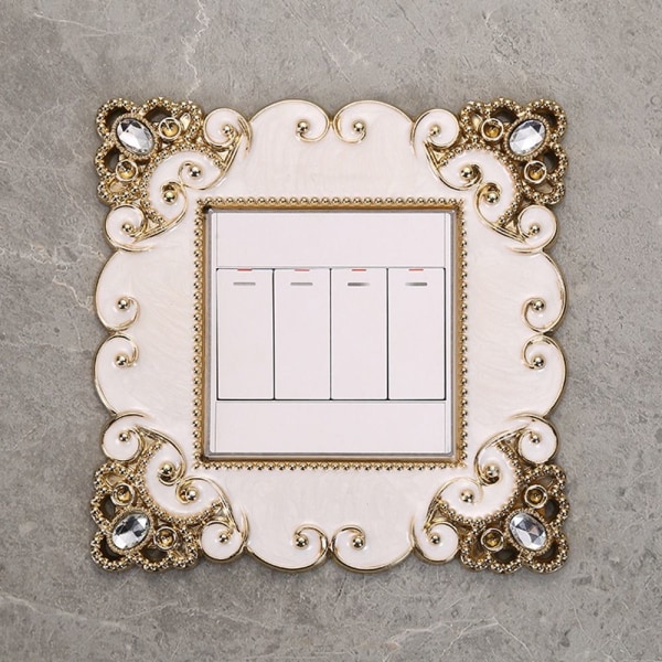 Enkelt lyskontakt dæksel Socket Surround Frame 03 03 03
