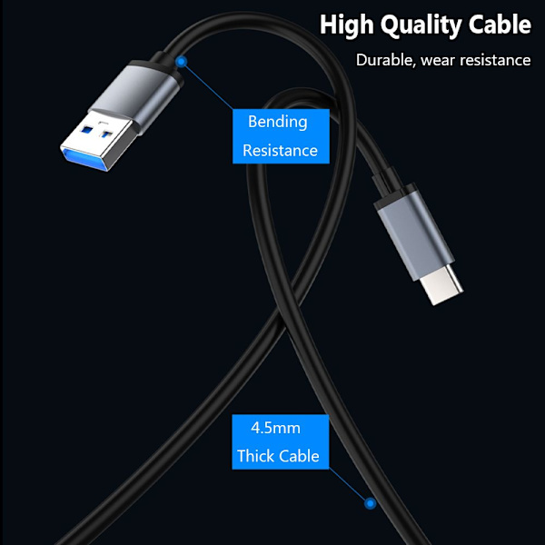 Type-C HUB USB 3.0 Expander Dockningsstation