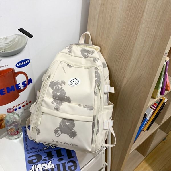 Skoletaske Rejsetaske BEIGE beige