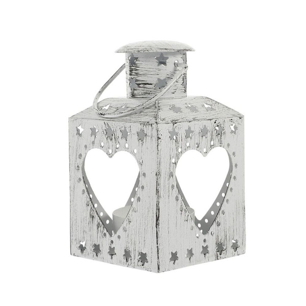 Jern Lysestage Pony Lampe HVID HJERTE SYMBOL HJERTE SYMBOL White Heart Symbol-Heart Symbol