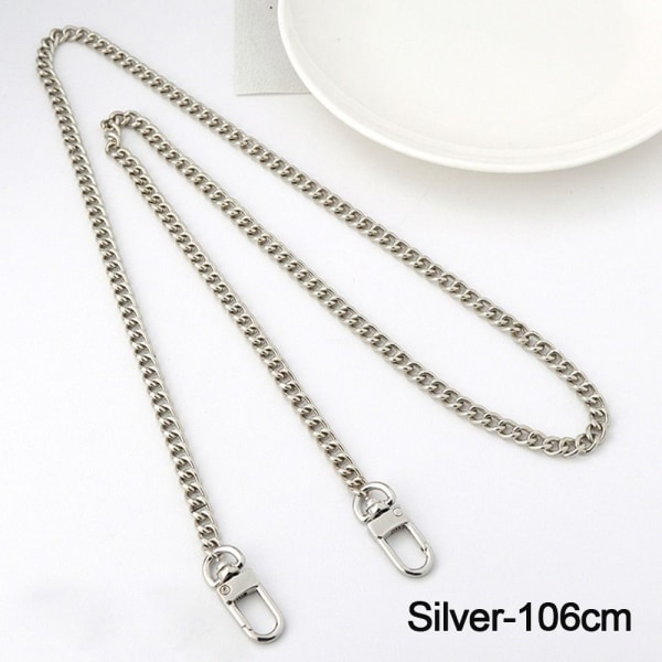 Golden Balls Chain Ikke-fading Chain SILVER 106CM Silver 106cm