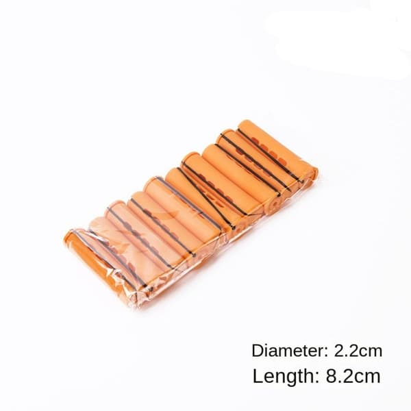 Perm Rollers Hair Curling ORANSJE ORANSJE Orange