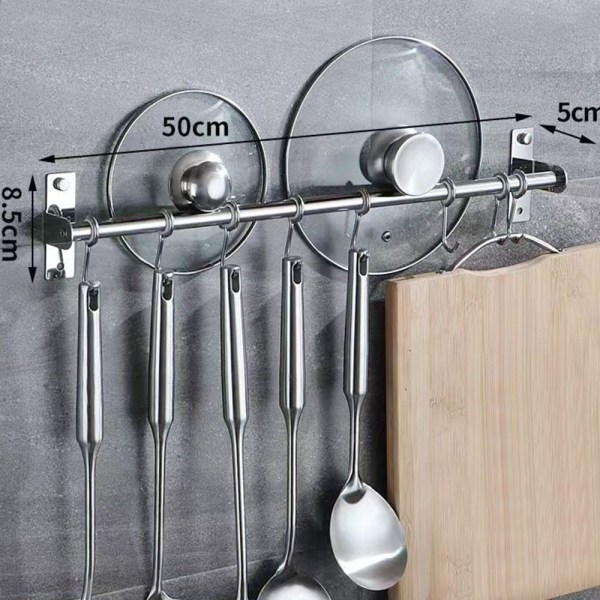 Seinälle asennettavat pyyhetelinekoukut 50CMDOUBLE POLE DOUBLE POLE 50cmDouble Pole