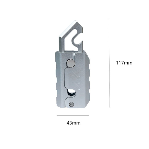 Gravity Porkkana Fidget Toys HOPEA-PUNAINEN HOPEA-PUNAINEN Silver-Red