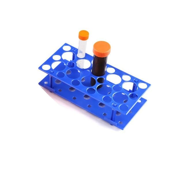 2 kpl koeputkiteline sentrifugiputken pidike laboratoriomuovia 2PCS