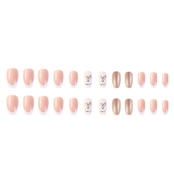 Fake Nails Medium Lång Kista