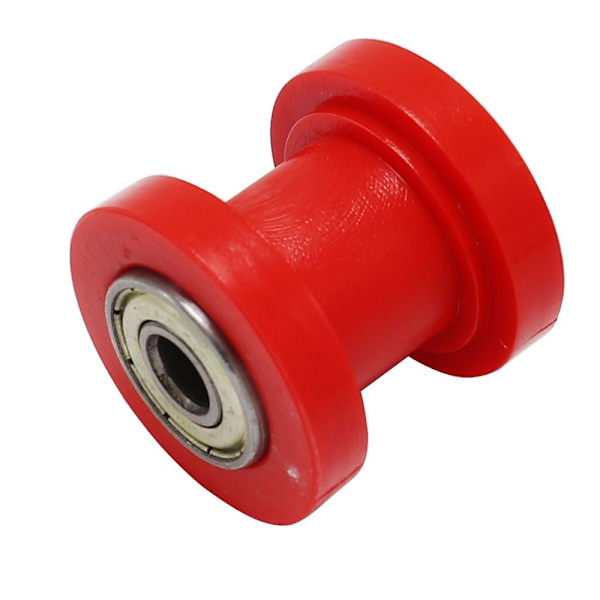 Drivkæde Rulle Remskive Hjul Slider RØD 8MM Red 8mm