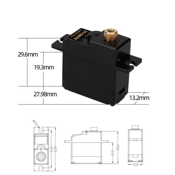 Servomoottori Moottori Mikro Servo Digital Servo 1pcs