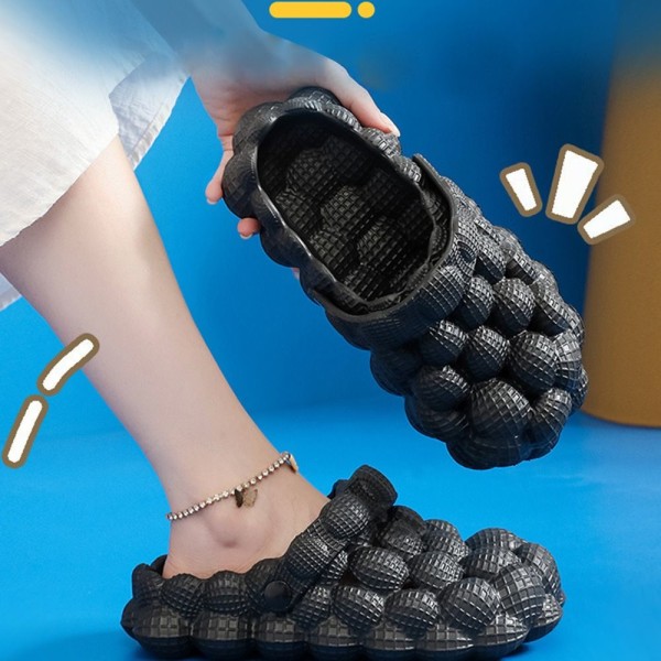 Hierontakuplaliukumäiset tossut Liukumattomat SPA-tossut MUSTA 42-43 Black 42-43