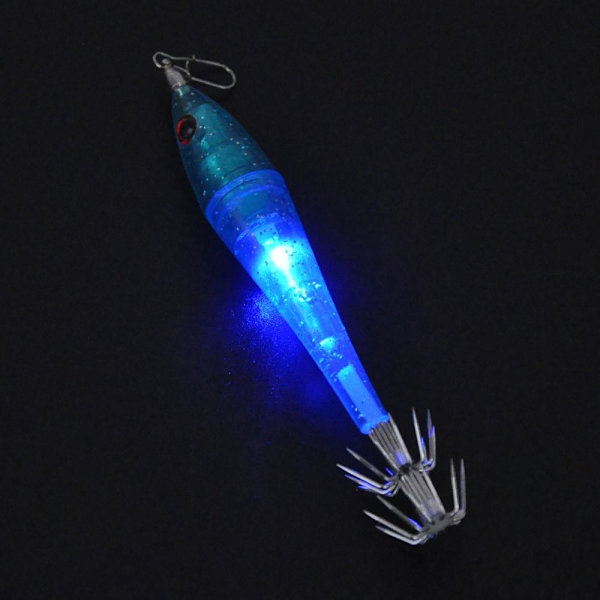 Elektronisk blixt Squid Hook Octopus Bait FÄRG LJUS FÄRG LJUS Color Light