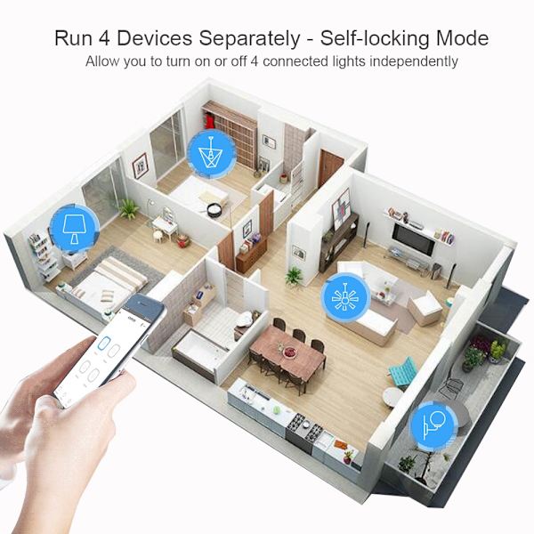 Kontaktreläbrytarmodul Självlåsande Interlocking Remote