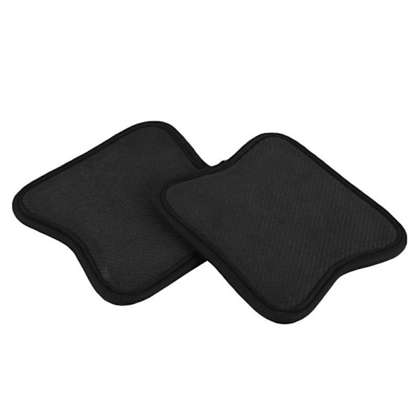 2st Hantlar Grips Pads Tyngdlyftande Skyddsdynor SVART Black