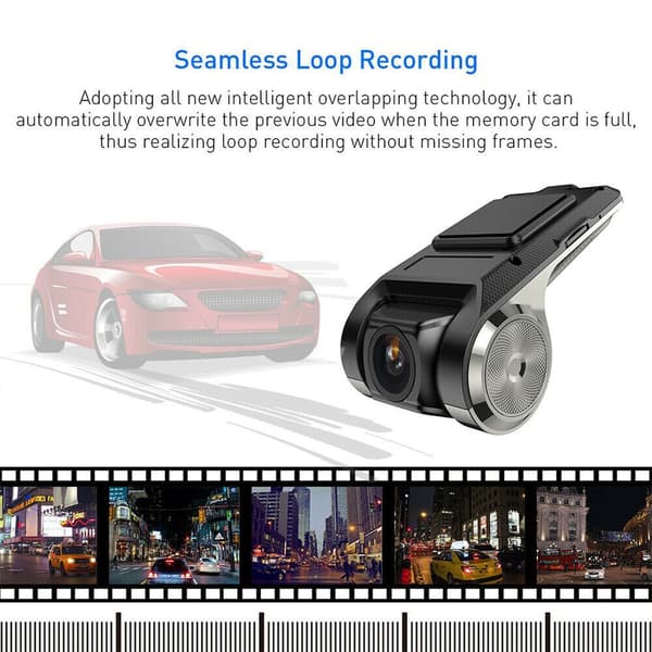 Dashcam Bilkamera Opptaker 1080P
