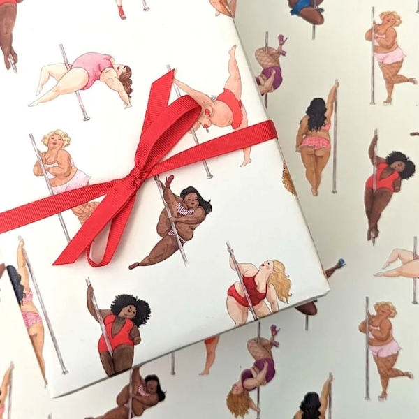 Pole Dancer omslagspapper presentpapper 2 2 2