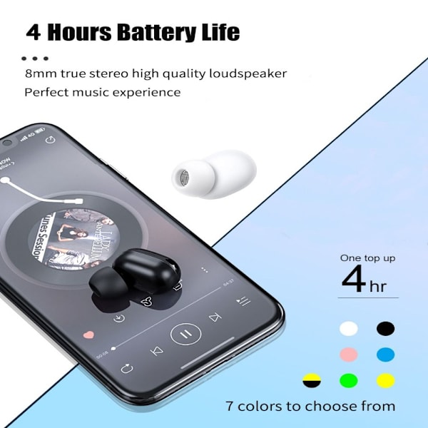 Langattomat Bluetooth kuulokkeet mikrofonilla KELTAINEN Yellow