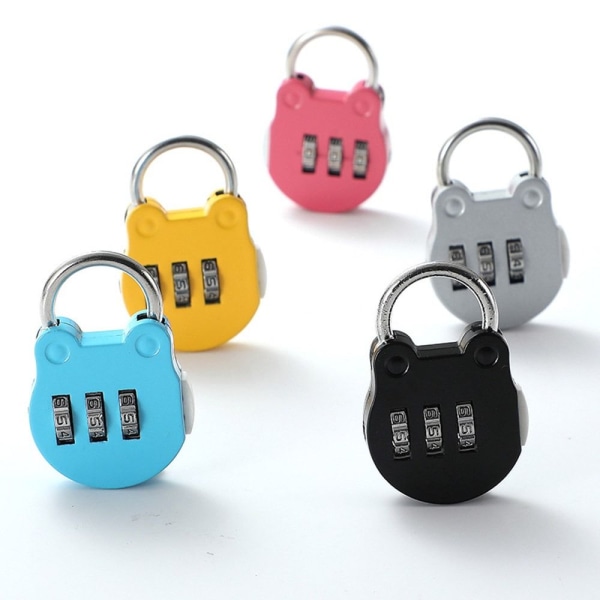 4STK Hengelås Kodelås SØLV 4STK 4STK Silver 4Pcs-4Pcs
