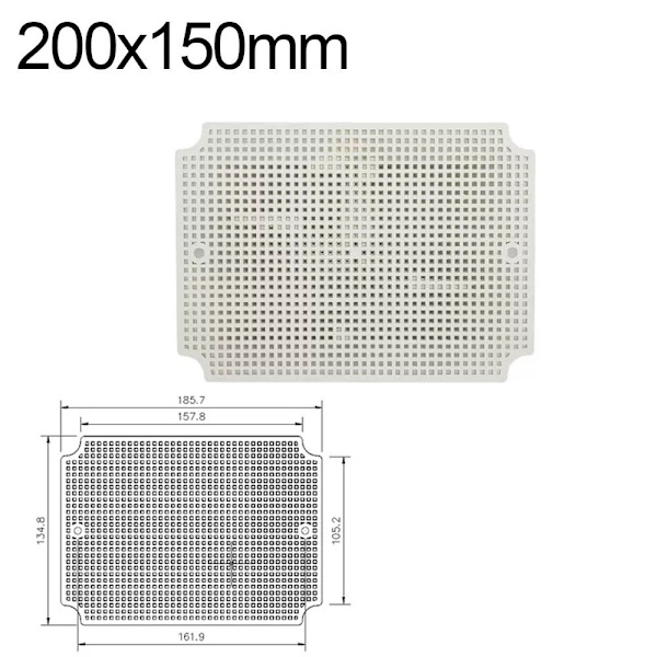 Pohjalevy hunajakennoruudukkolevy 125X125MM 125x125mm