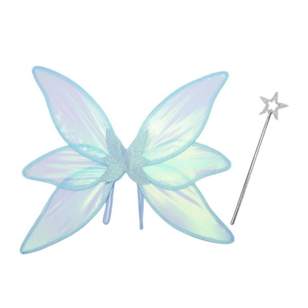 Fairy Wings Princess Dress-Up Wings SININEN Blue