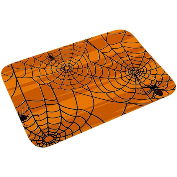 Happy Halloween Dørmåtte Spider Web Rug 4 4 4