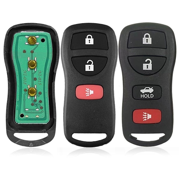 Fjernbetjening Bilnøgle Bil Fjernnøgle 3 KNAPPER 3 KNAPPER 3 Buttons